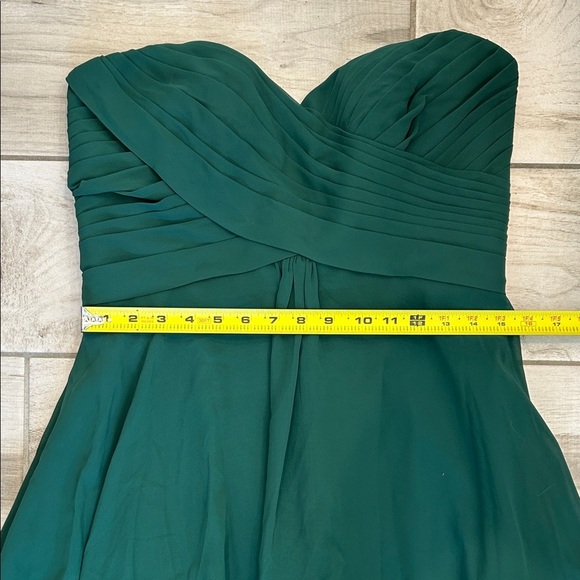 Allure Bridals Strapless Emerald Gown #1221 - Picture 8 of 9